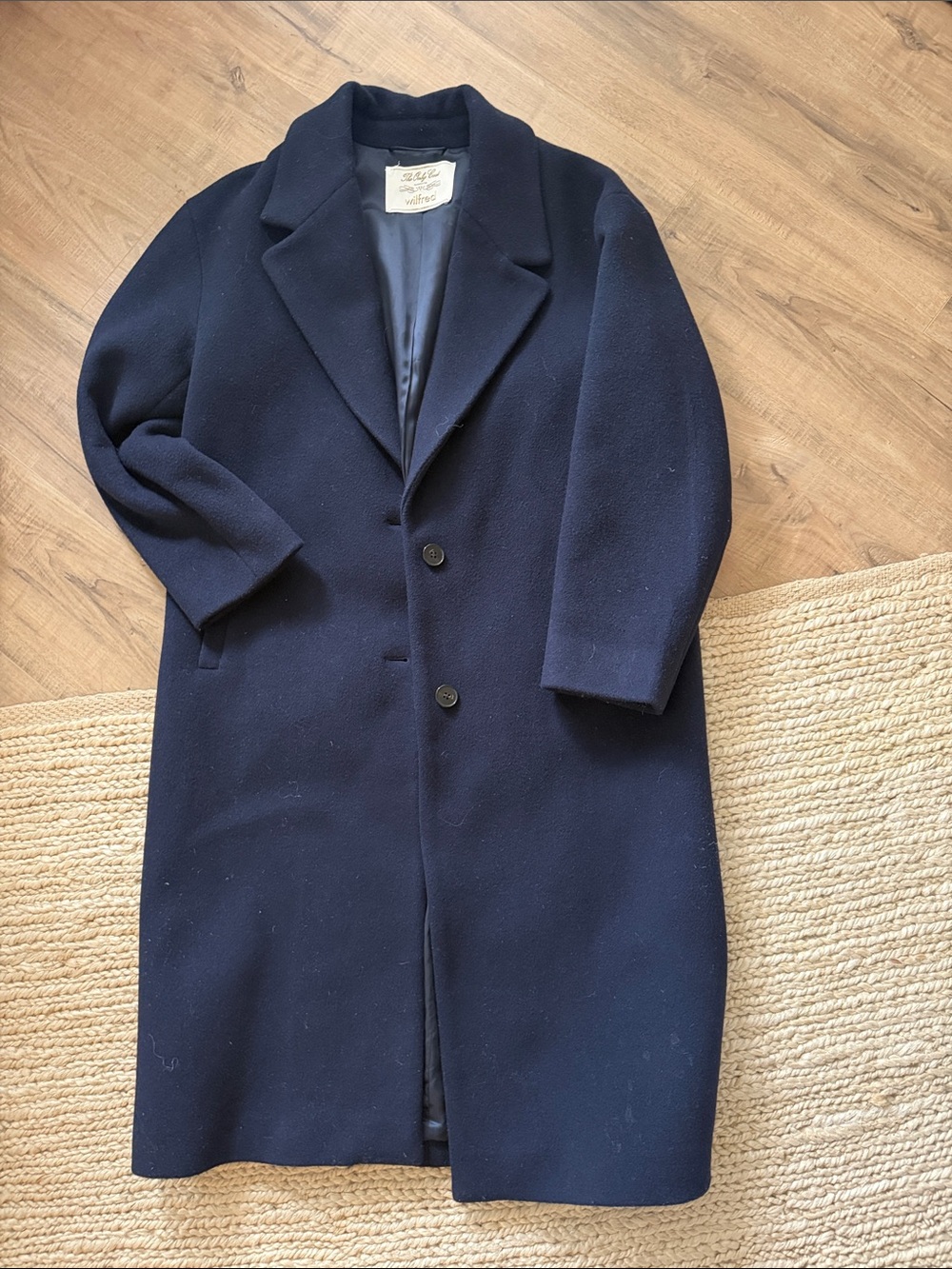 Wilfred Navy Wool Pea Coat